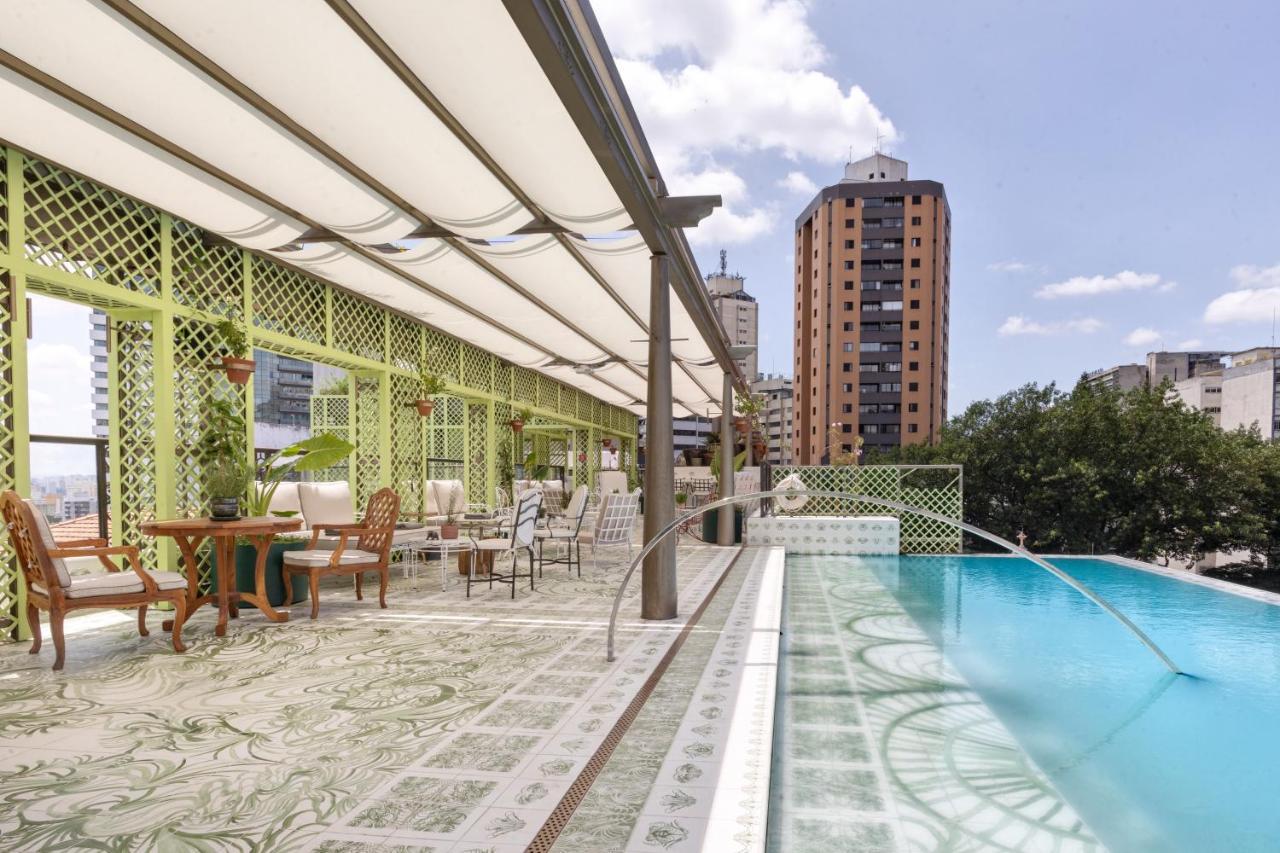 Hotel Rosewood São Paulo Exterior foto The rooftop pool at the hotel